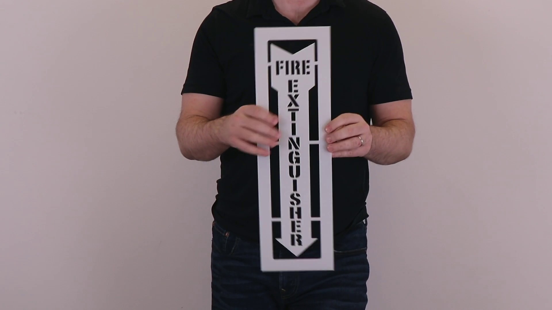 Fire Extinguisher Stencil ST-0100