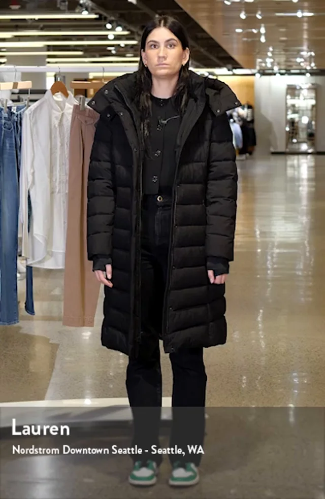 Sale★BCBG MAXAZRIA Puffer Coat 撥水 ダウン パファジャケット BCBG Max Azria Water Resistant Hooded Puffer Jacket | Nordstrom