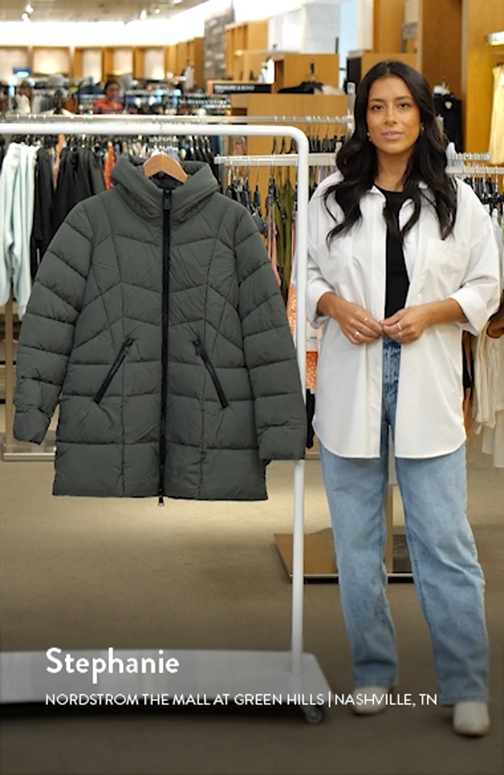 Hooded Water Resistant Puffer Jacket