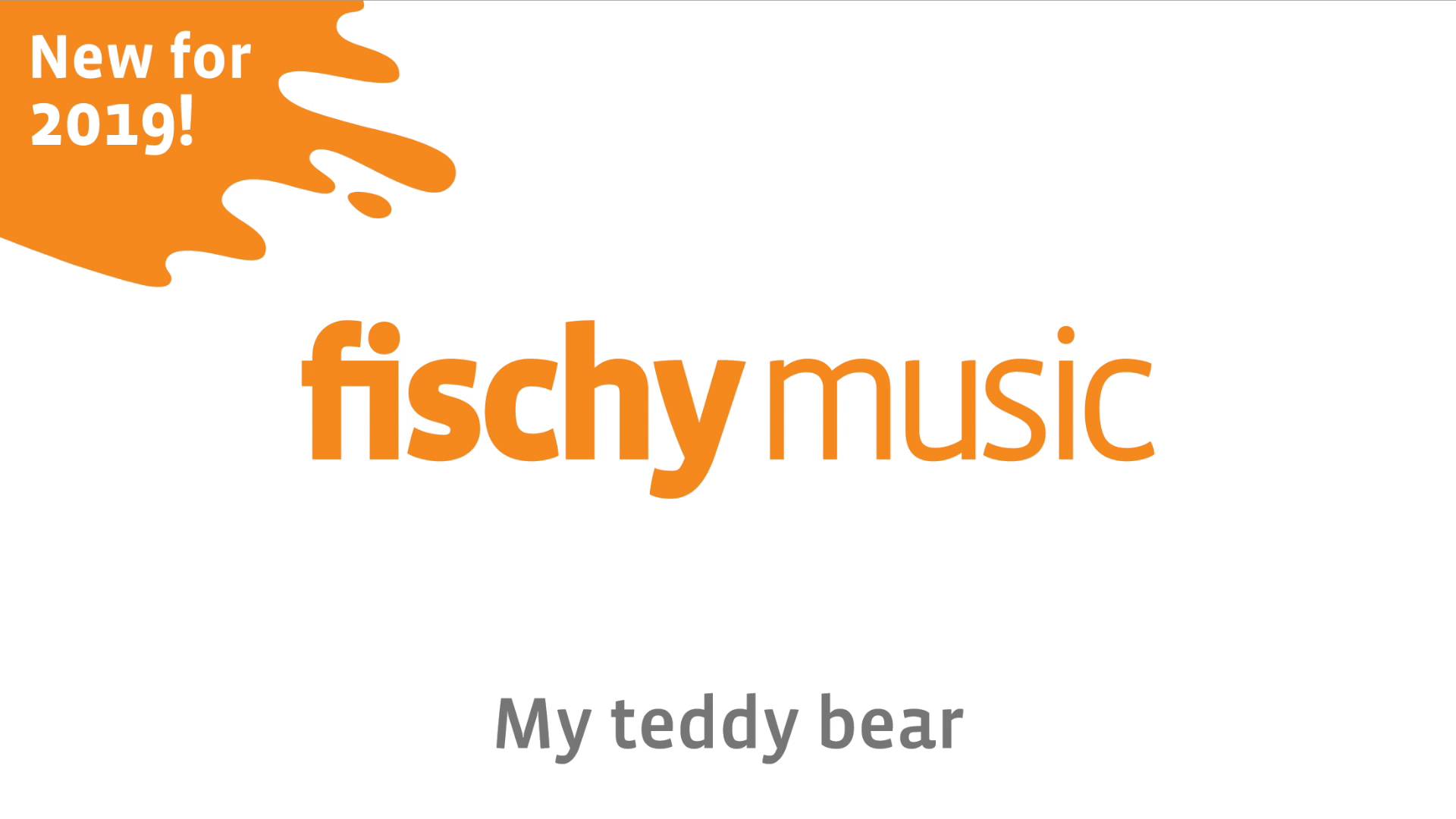 My Teddy Bear (ages 3-7)