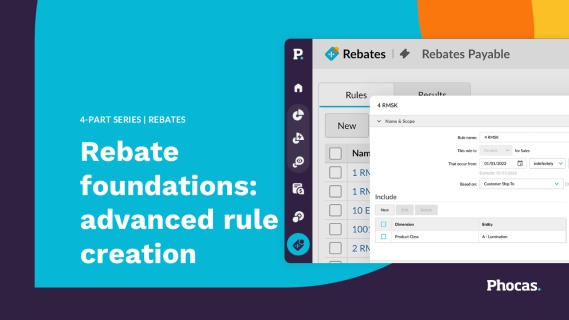 Rebate foundations: advanced rule creation