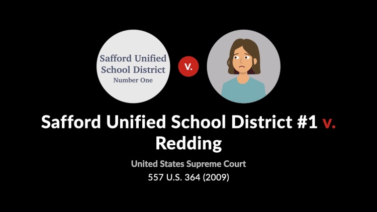 Safford Unified School District #1 v. Redding