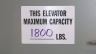 Weight Capacity Signs