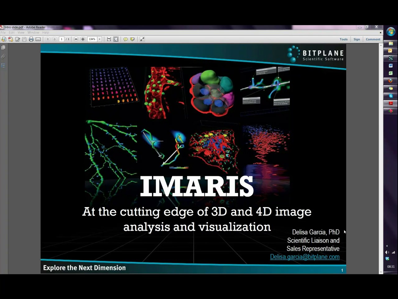 isolating z and t plane imaris