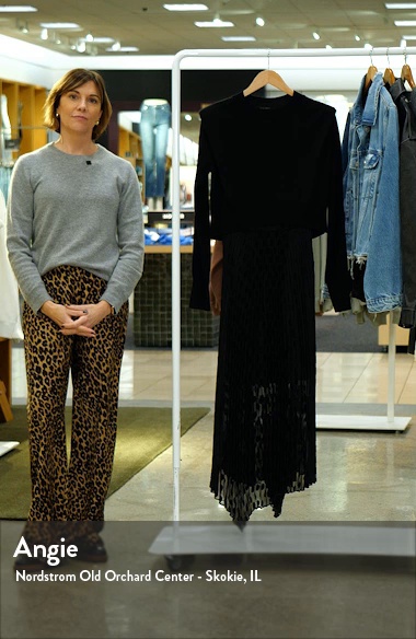Leia Merino Wool Sweater & Dot Slipdress Set