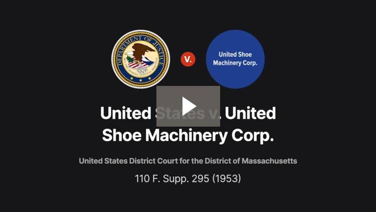 United States v. United Shoe Machinery Corp.