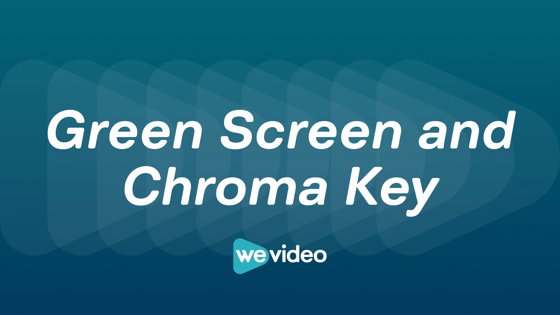 How do I create the green screen effect? – WeVideo
