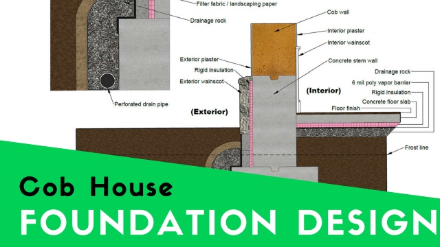 Cob House Foundation Design For The Modern - 4 Foot Frost Wall Foundation Cost