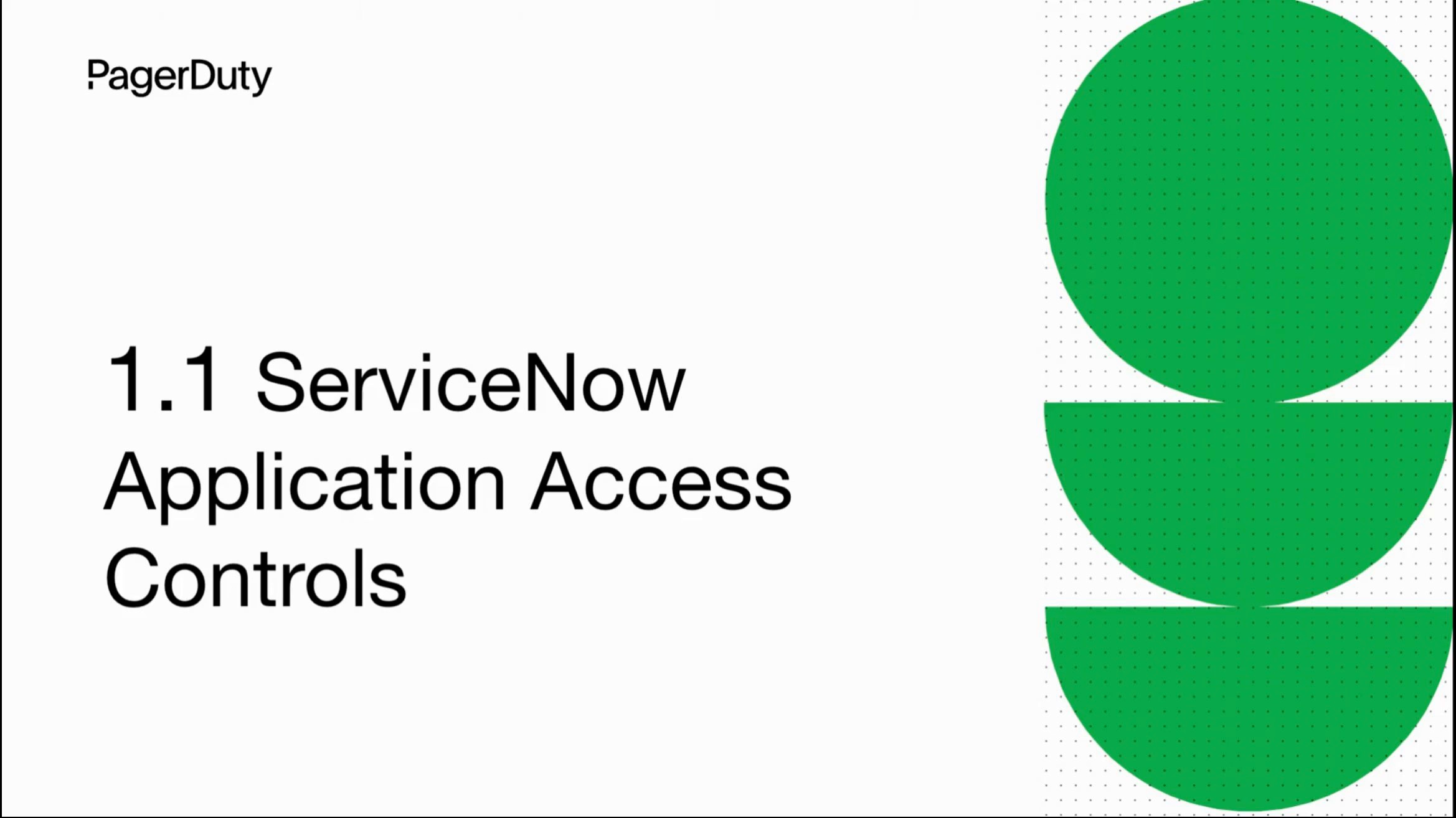 1.1 ServiceNow Application Access Controls - ServiceNow Integration ...