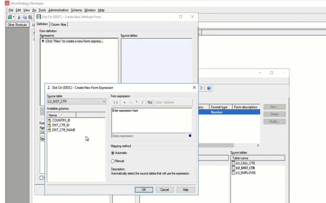 Defining Compound Project Attributes
