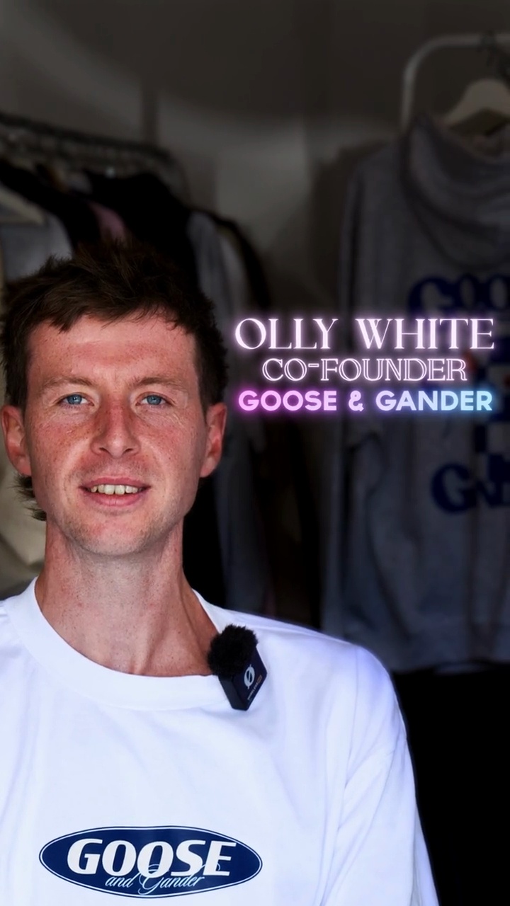 Olly White, Founder of Goose & Gander has had a 10X ROI