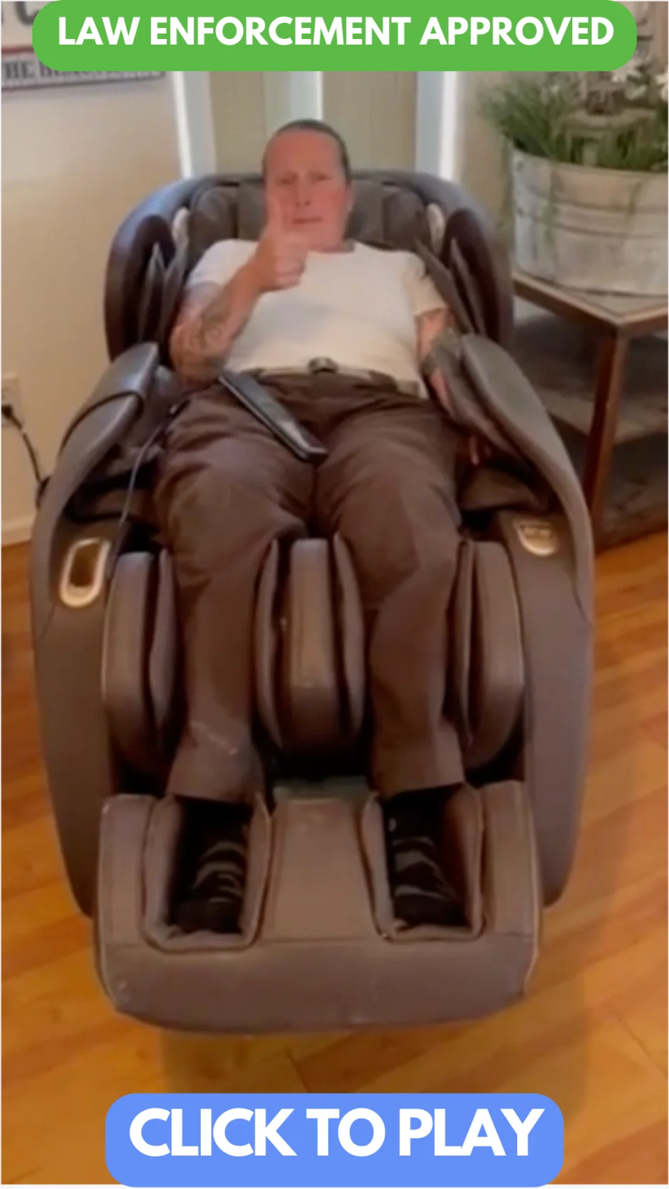 Kaw zero discount gravity massage chair