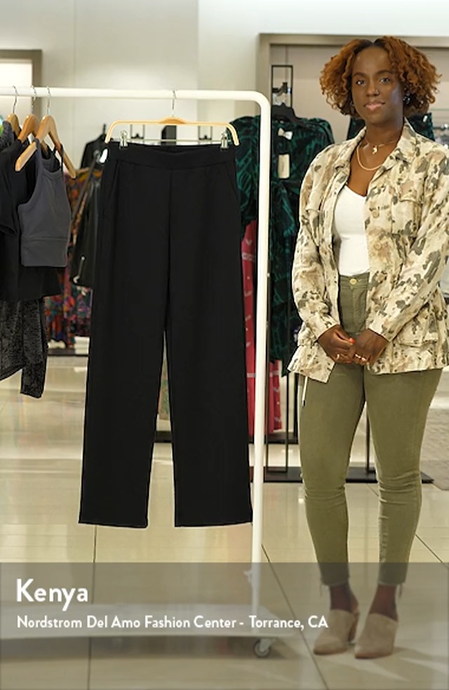 Zella Luxe Wide Leg Pocket Pants | Nordstrom