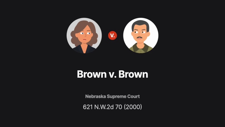 Brown v. Brown
