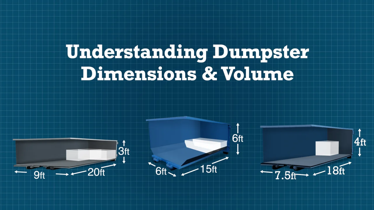 Understanding Dumpster Dimensions Volume