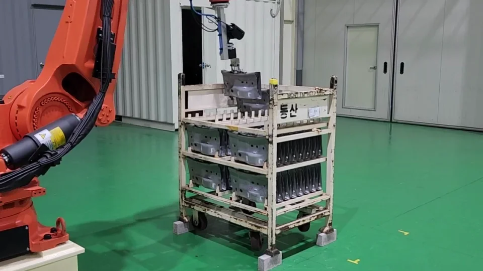 Bin picking with 3D vision camera