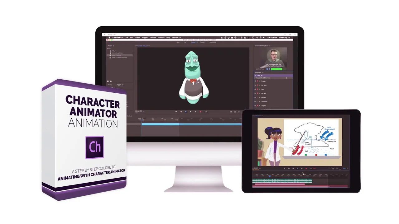 Character Animator Animation course - 43 HD Video Lessons Character Animator Animation course - 43 HD Video Lessons