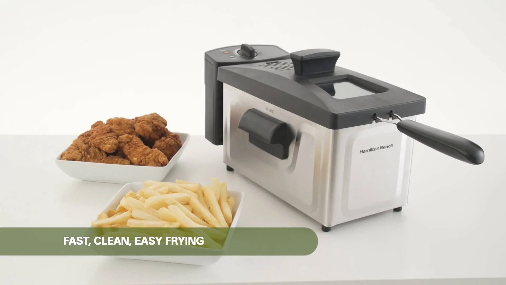 Hamilton Beach Deep Fryer, 3 Liter/12 Cup Oil Capacity, 8 Hamilton Beach Deep Fryer, 3 Liter/12 Cup Oil Capacity, 8
