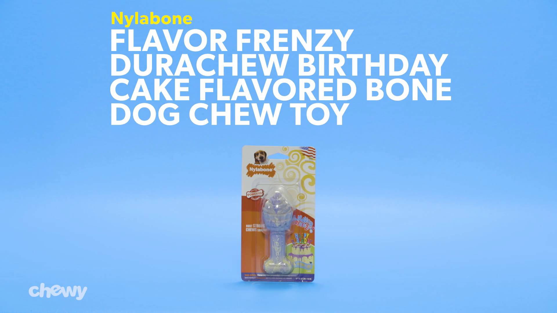 Nylabone birthday bone hotsell