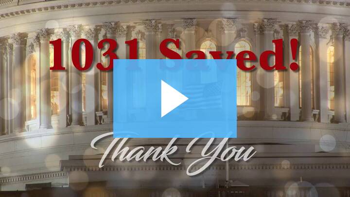 thank you for saving 1031