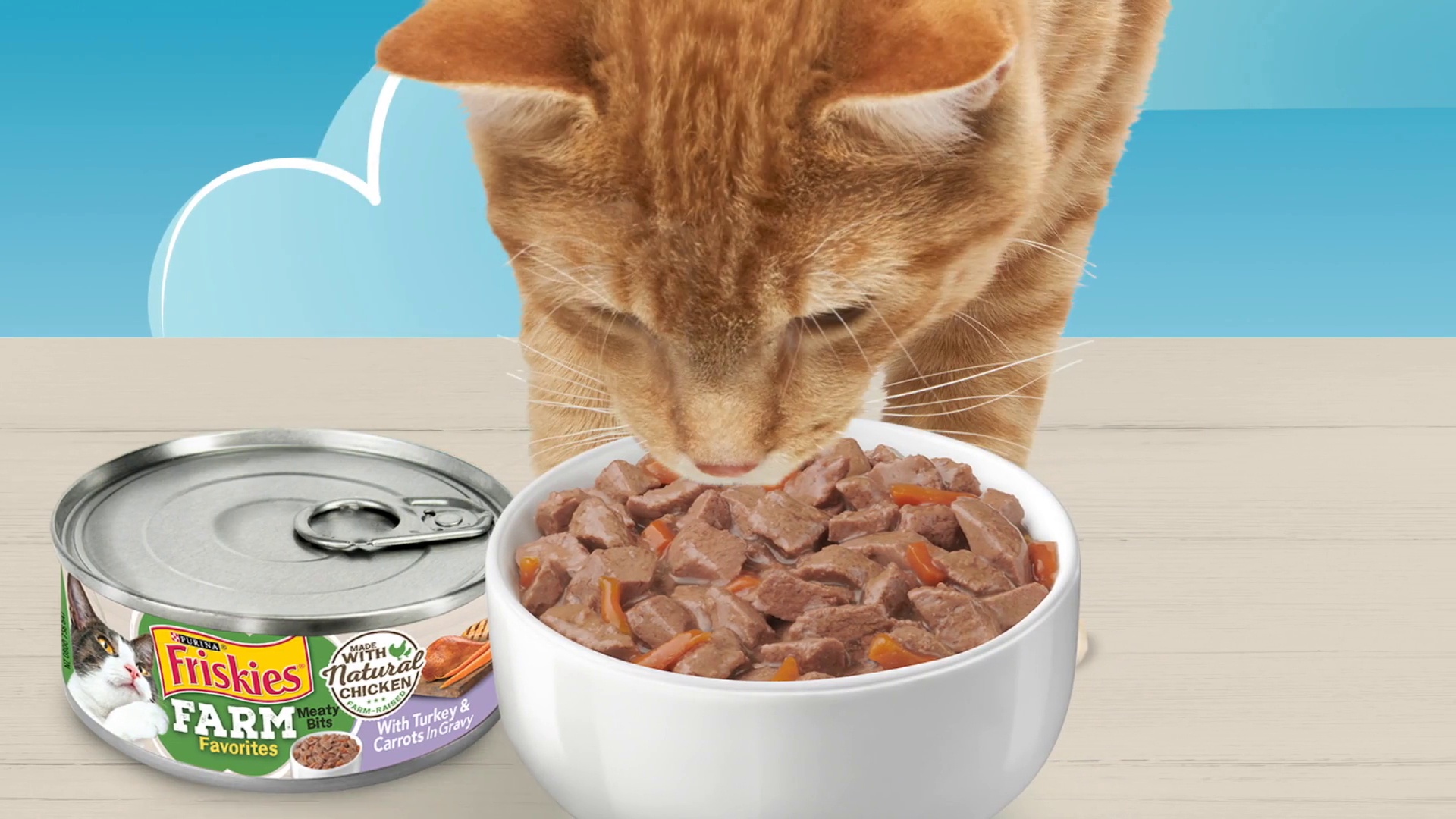 FRISKIES Farm Favorites Chicken Carrots Salmon Spinach Pate