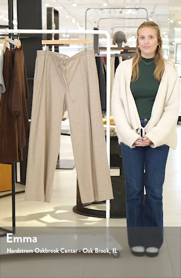Vince Wide Leg Wool Blend Pants | Nordstrom