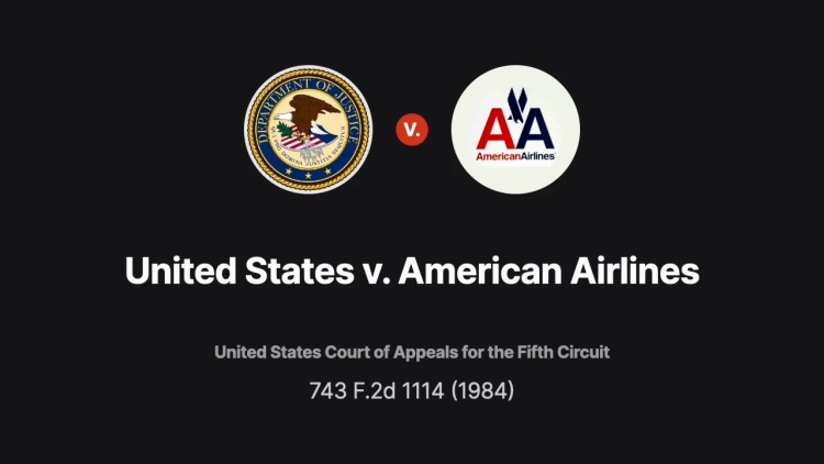 United States v. American Airlines, Inc.