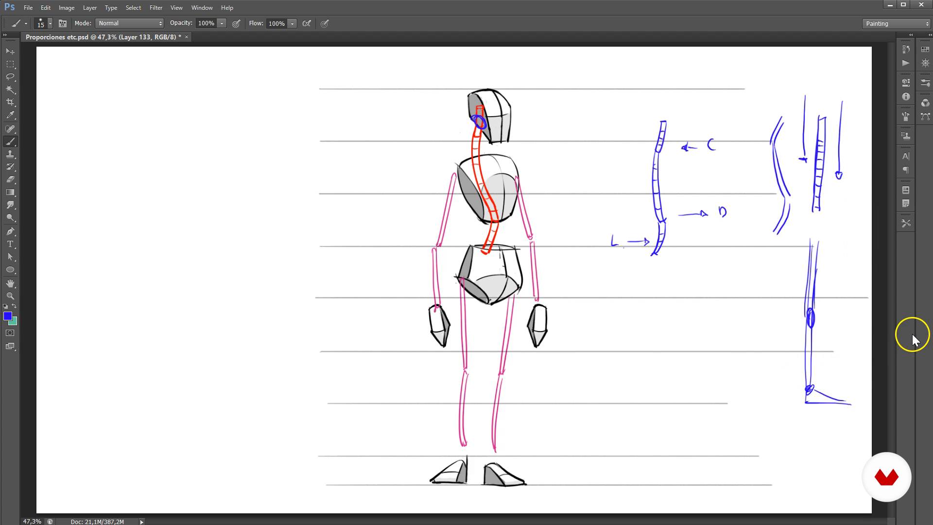 Proporciones Y Formas Básicas Introducción Al Diseño De Personajes Para Animación Y 1182