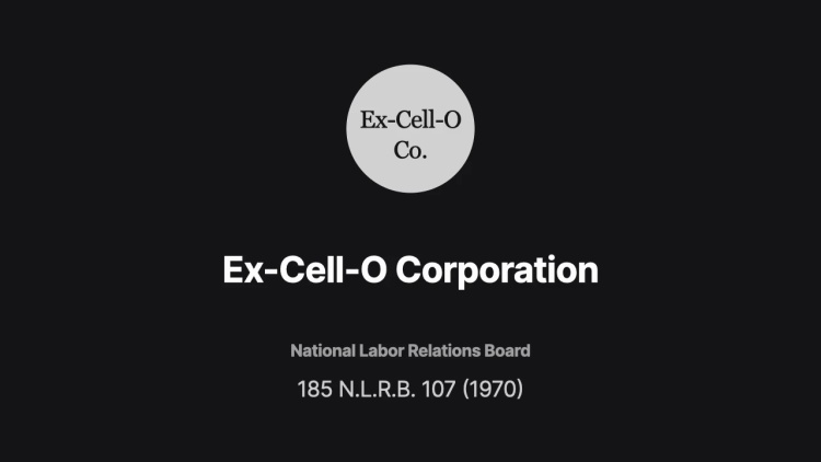 Ex-Cell-O Corporation
