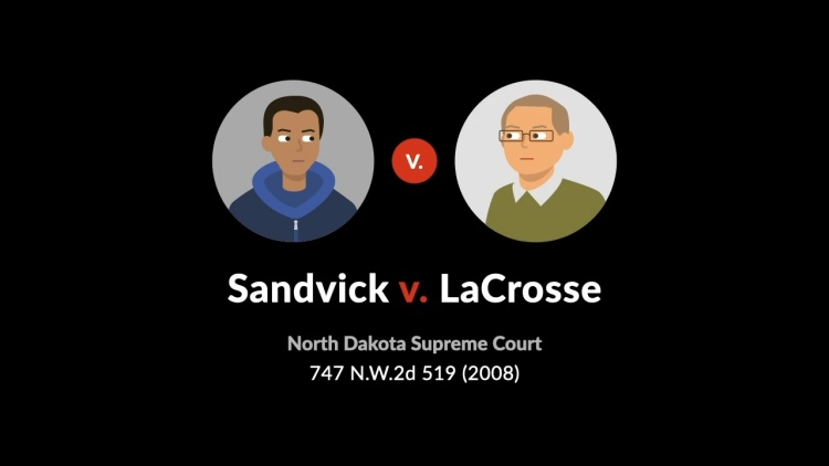 Sandvick v. LaCrosse