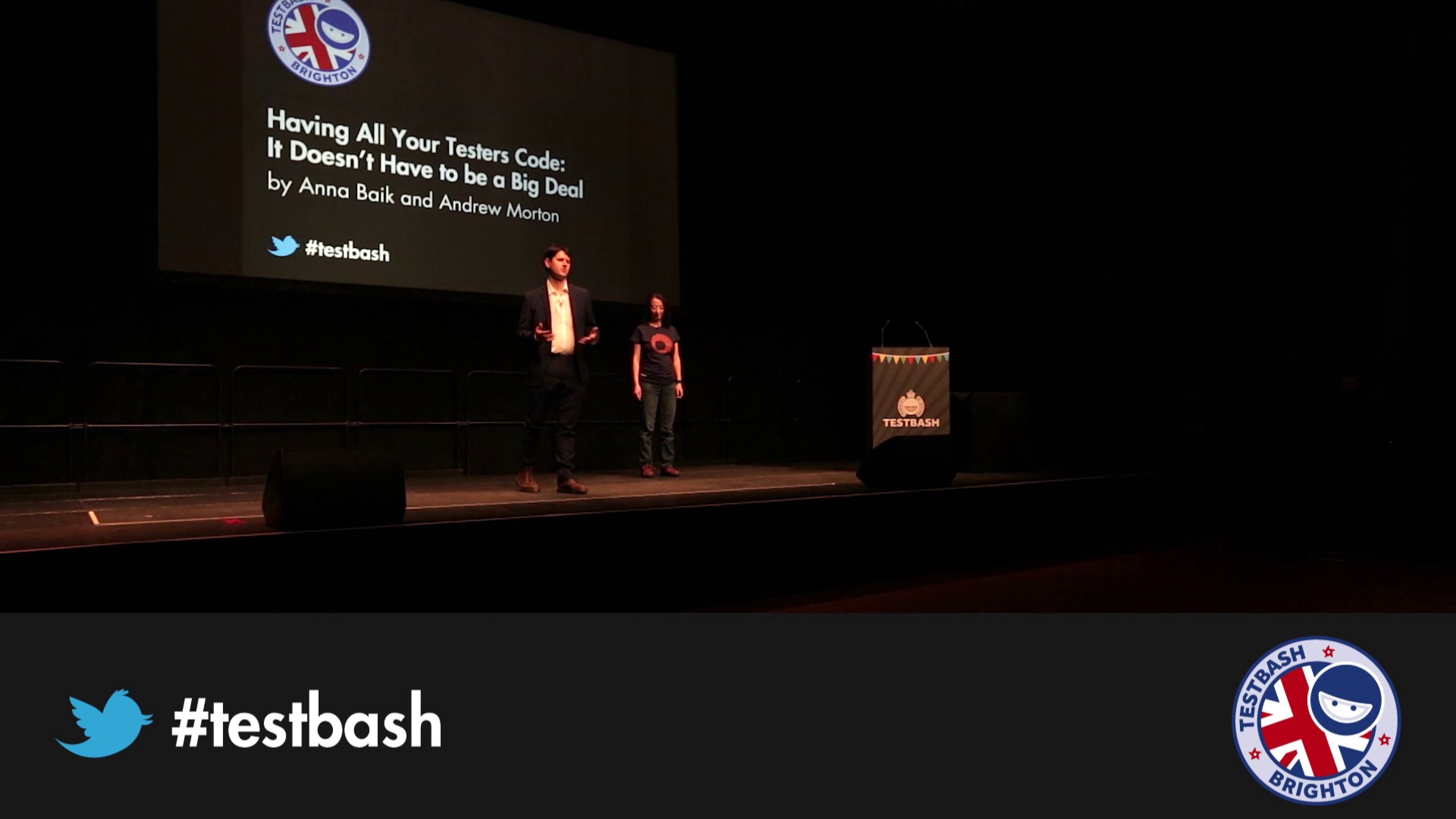 Having All Your Testers Code: It Doesn’t Have to be a Big Deal – Anna Baik / Andrew Morton