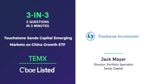 3 Questions in 3 Minutes: Touchstone Sands Capital Emerging Markets ex-China Growth ETF | Jack Mayer