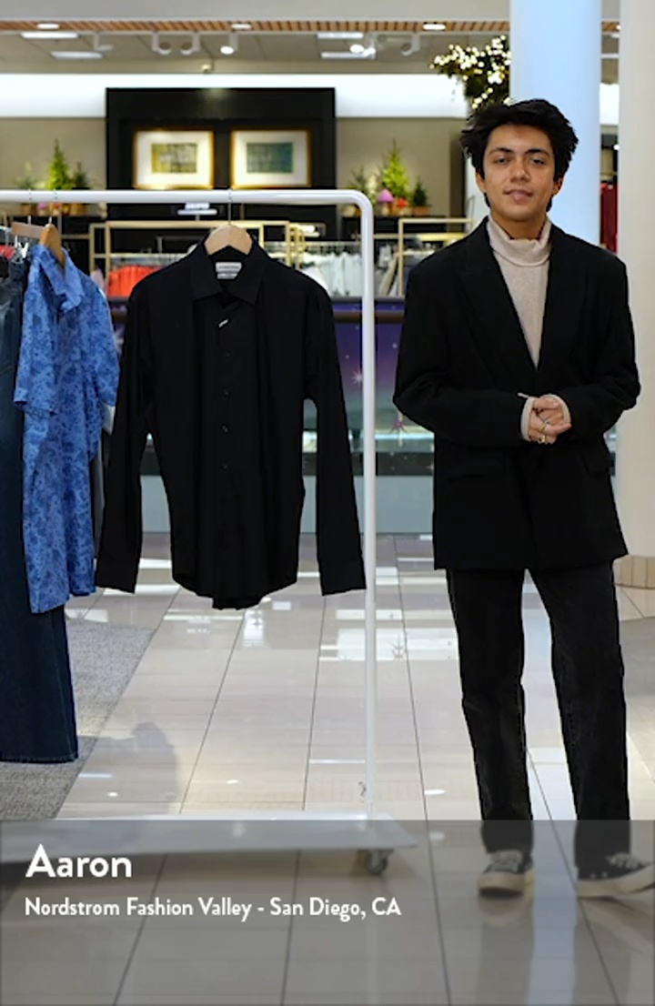 Trim Fit Solid Premium Performance Dress Shirt