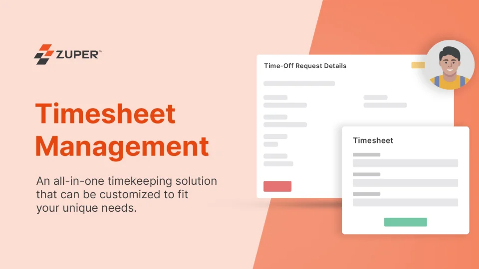 Timesheet management in Zuper