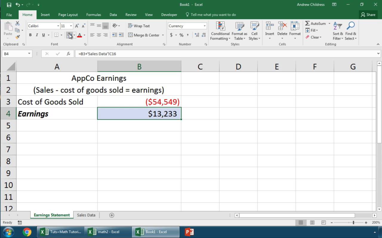 Формулы Excel: как сделать ссылку на другой лист