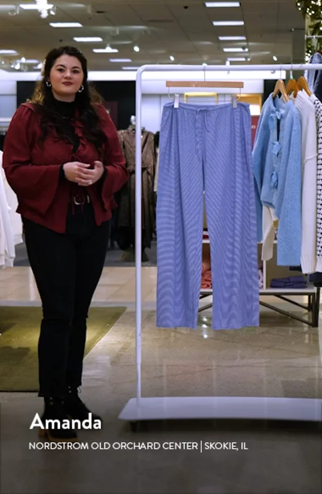 [ADLV] STRIPE SET UP LOOSE FIT PANTS /追跡付 EDIKTED Olivia Stripe Relaxed Fit Pants | Nordstrom