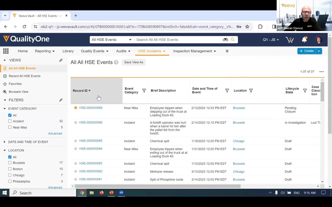 Unifying QHSE in QualityOne Demo - QualityOne Hour