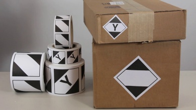 Y' Limited Quantity Labels Roll For Air Freight