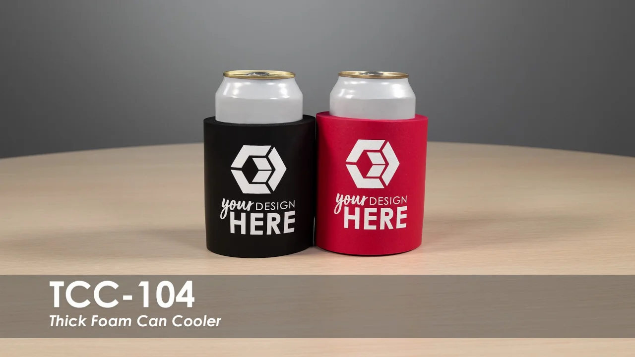 Wedding Can Cooler : Printed Samples - Foam Can 01