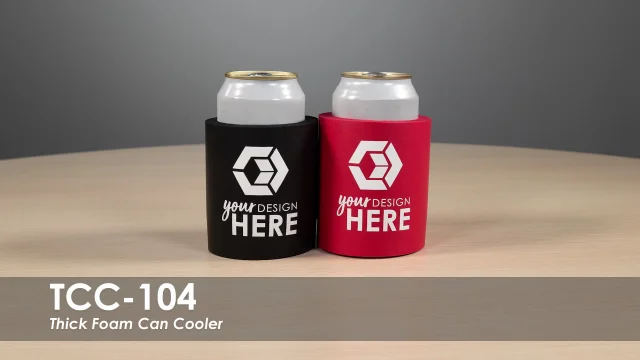 Personalized Thick Foam Indestructible Can Coolers