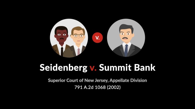 Seidenberg v. Summit Bank