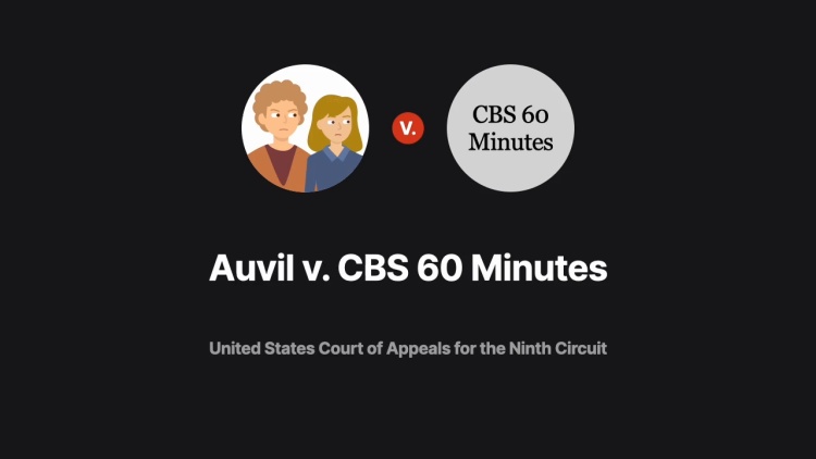 Auvil v. CBS 60 Minutes