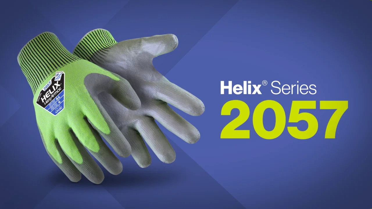 HEXARMOR Helix Series Impact-Resistant Nitrile Coated Safety Gloves XS