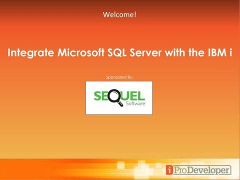 maximize ibm i sql skills integrate microsoft sql server with ibm i