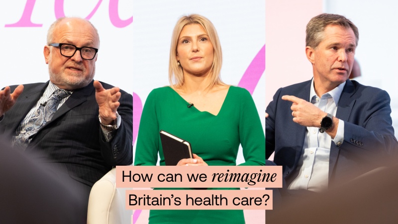 Reimagining Health Care – with Dr John-Arne Røttingen, Professor Andrew Scott and Tony Blair, moderated by Dr Charlotte Refsum