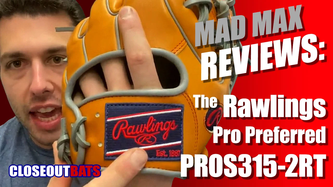 Rawlings 11.75 Pro Preferred Baseball Glove, PROS315-2RT