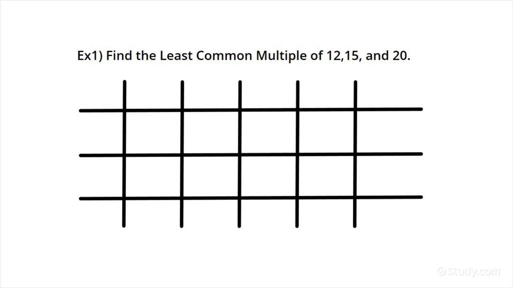 how-to-find-the-least-common-multiple-of-3-numbers-algebra-study