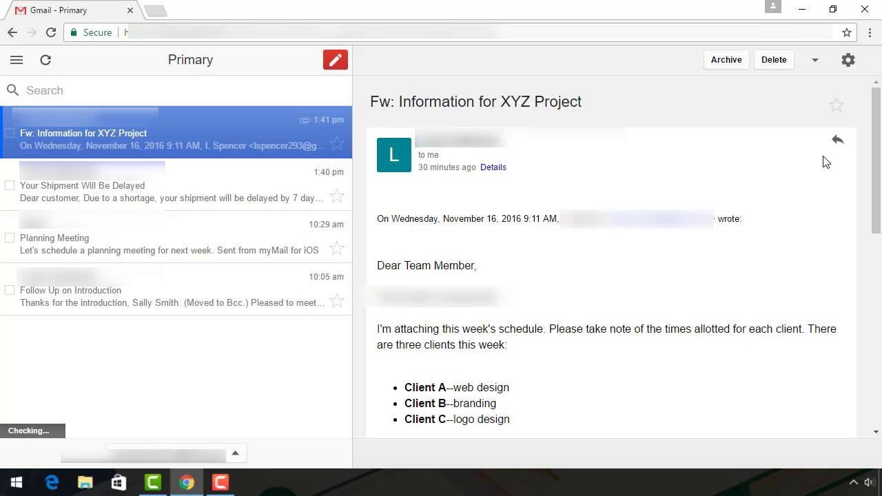 Программа для проверки gmail в Chrome. Обновить gmail