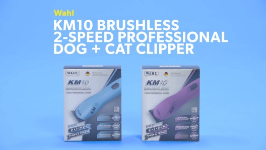 Wahl KM10 - Tagliacapelli professionale per cani, a due velocità, per tutti  i tipi di pelo, con filo, lama di precisione per messa a terra,  toelettatura degli animali domestici, rifilatura, vibrazioni 