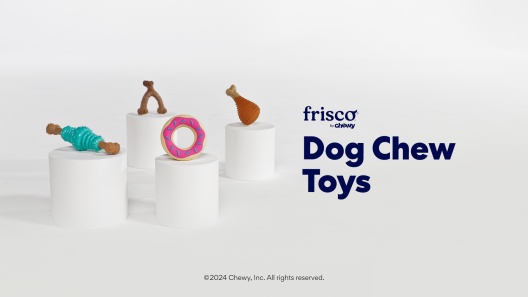 Frisco Vanilla Flavored Cupcake Rubber Chew Dog Toy for Heavy Chewers